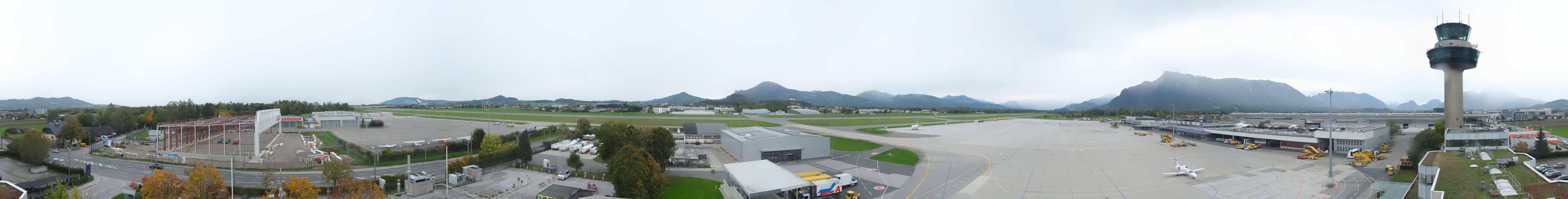 Archived image Webcam Salzburg Airport Panorama