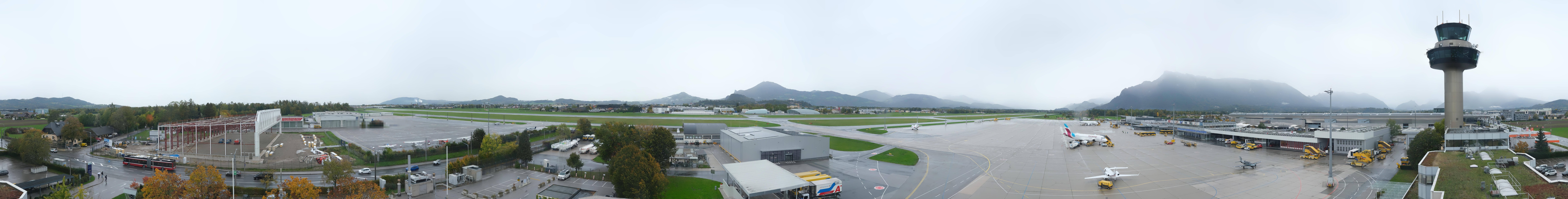 Archived image Webcam Salzburg Airport Panorama