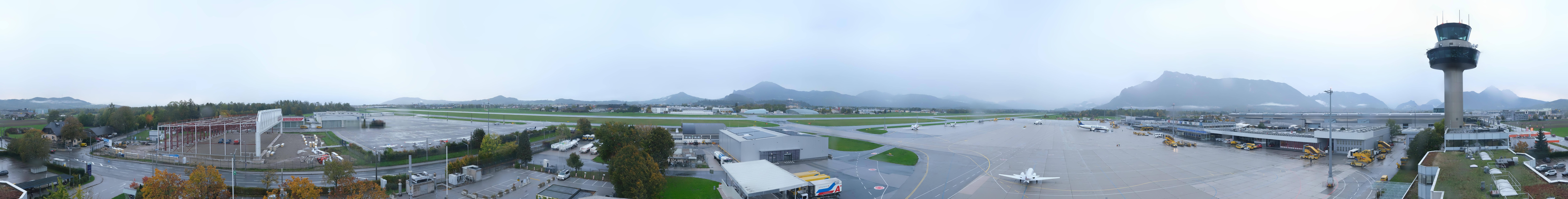 Archived image Webcam Salzburg Airport Panorama