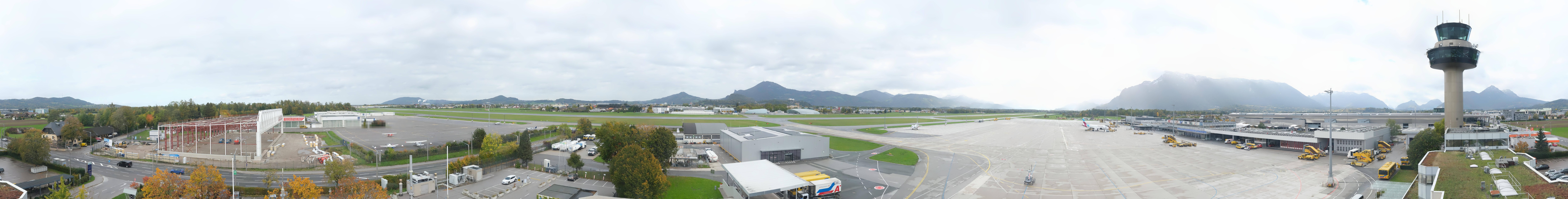 Archived image Webcam Salzburg Airport Panorama