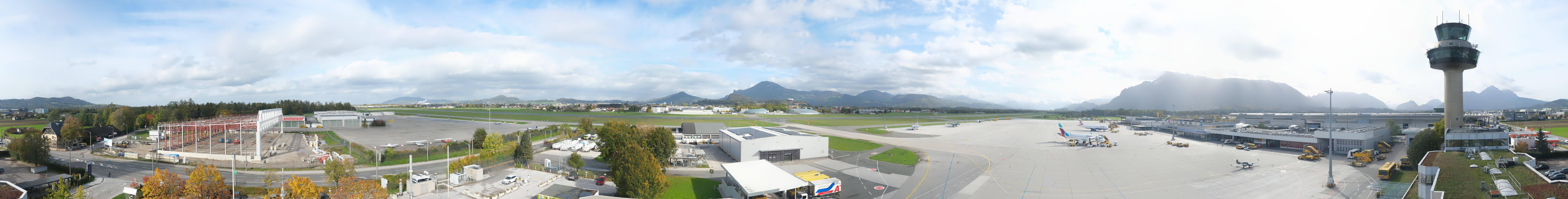 Archived image Webcam Salzburg Airport Panorama