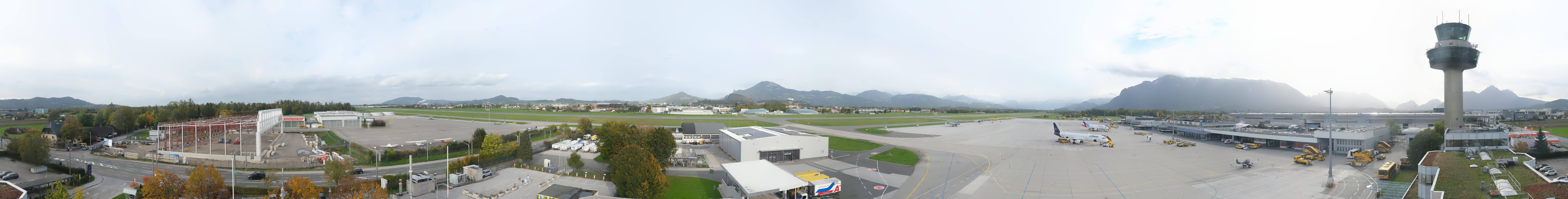 Archived image Webcam Salzburg Airport Panorama