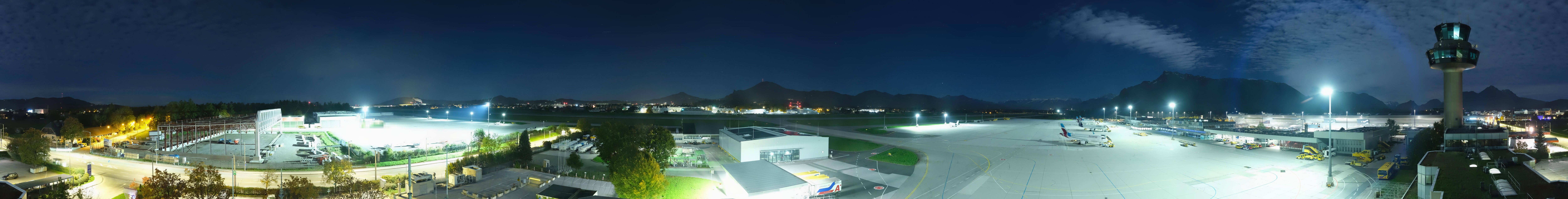 Archiv Foto Webcam Flughafen Salzburg