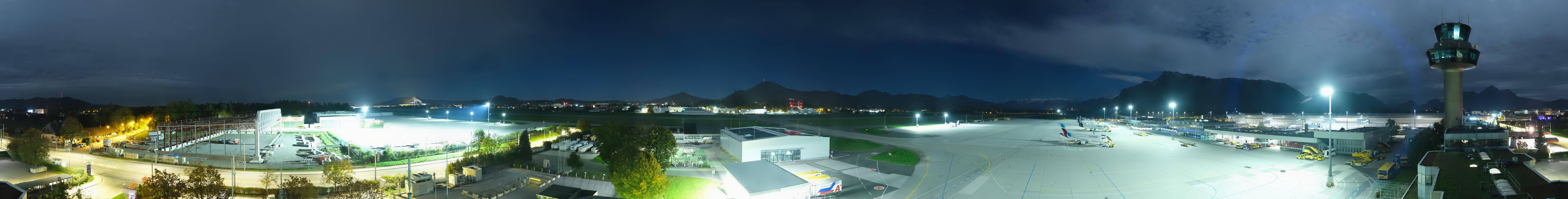 Archiv Foto Webcam Flughafen Salzburg