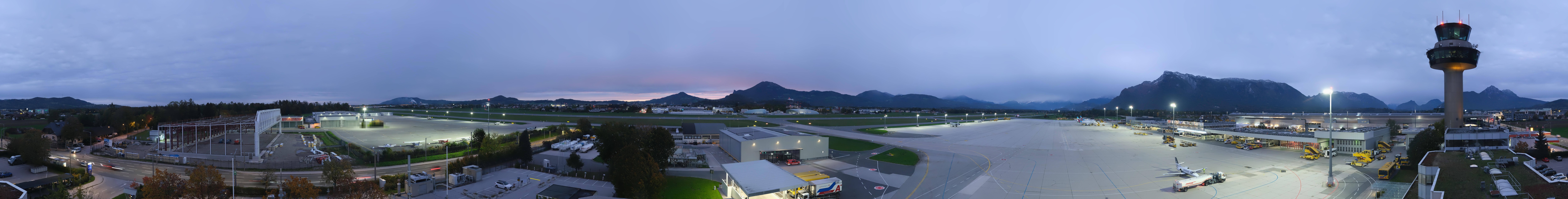 Archiv Foto Webcam Flughafen Salzburg