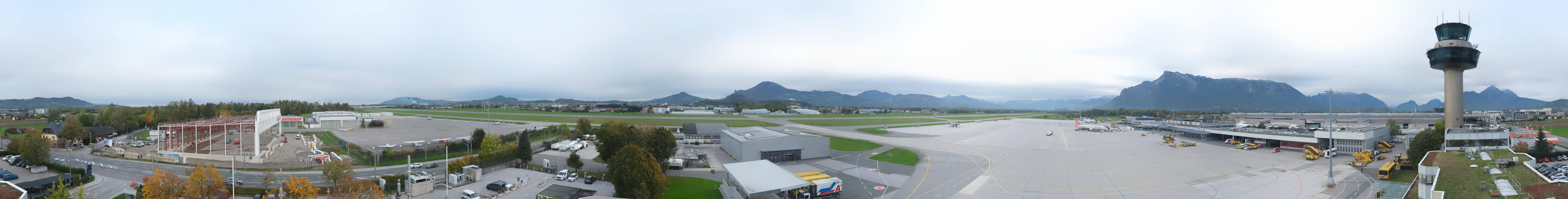Archiv Foto Webcam Flughafen Salzburg