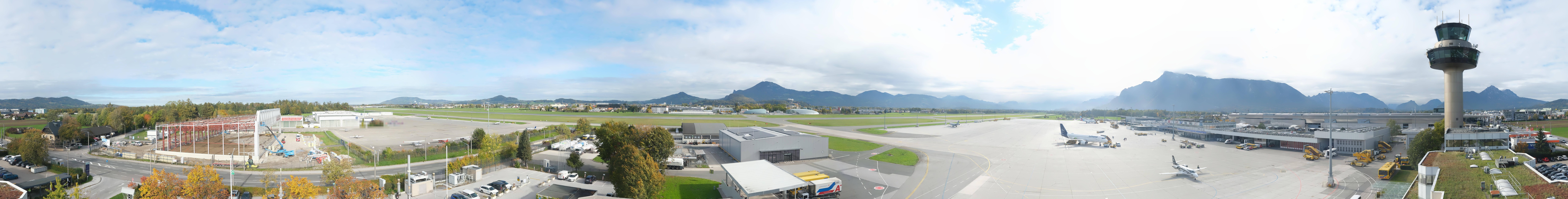 Archiv Foto Webcam Flughafen Salzburg