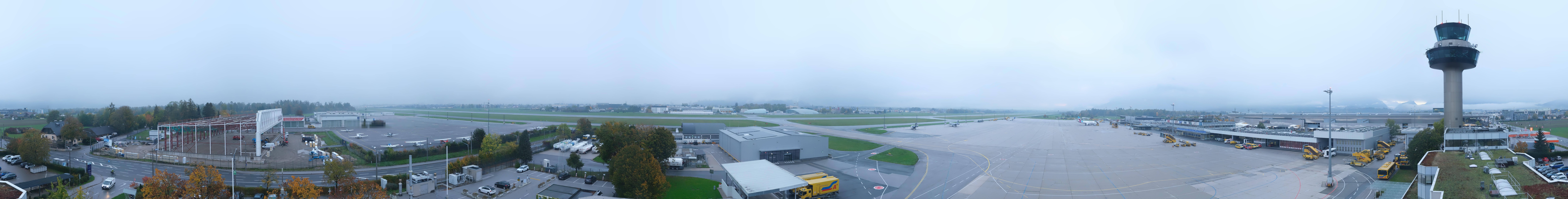 Archiv Foto Webcam Flughafen Salzburg