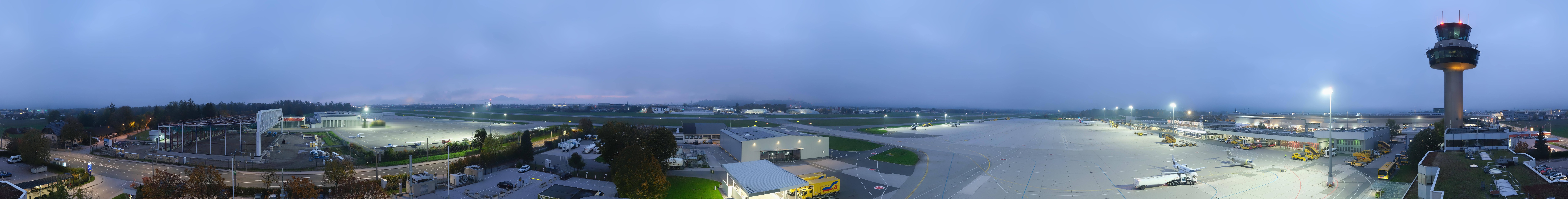 Archiv Foto Webcam Flughafen Salzburg