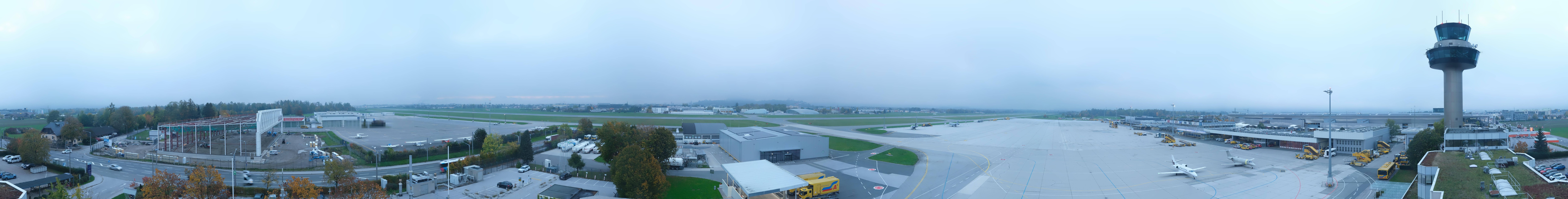 Archiv Foto Webcam Flughafen Salzburg