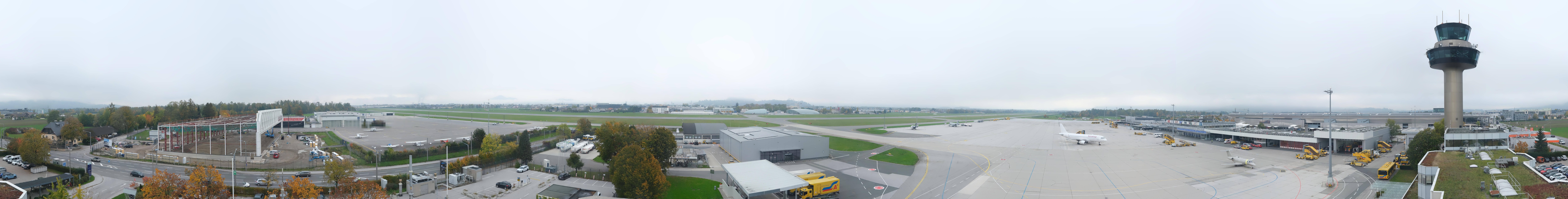 Archiv Foto Webcam Flughafen Salzburg