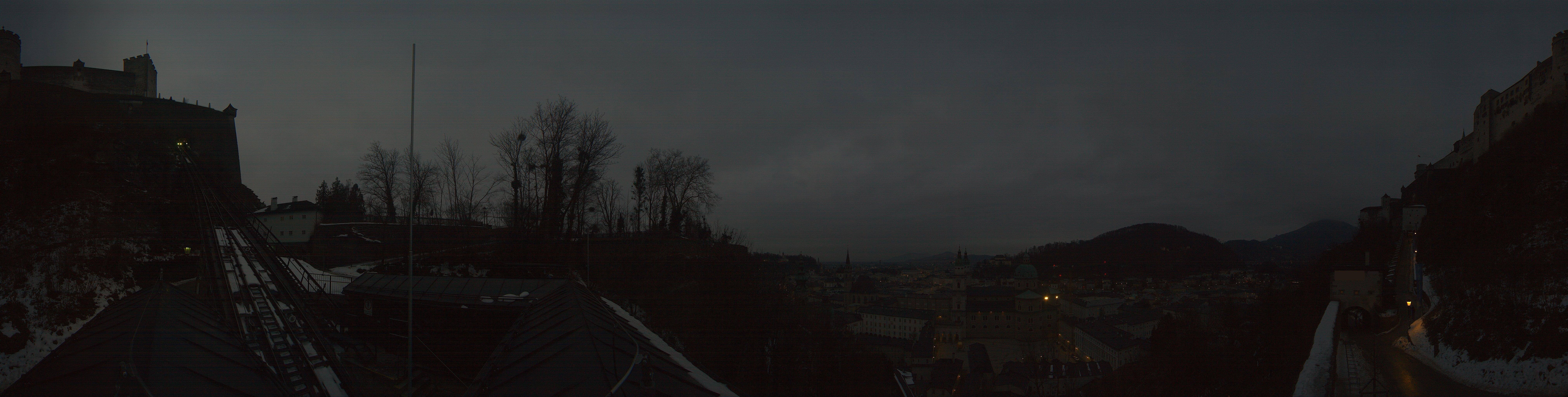 Archiv Foto Webcam Panorama Salzburg Festungsbahn