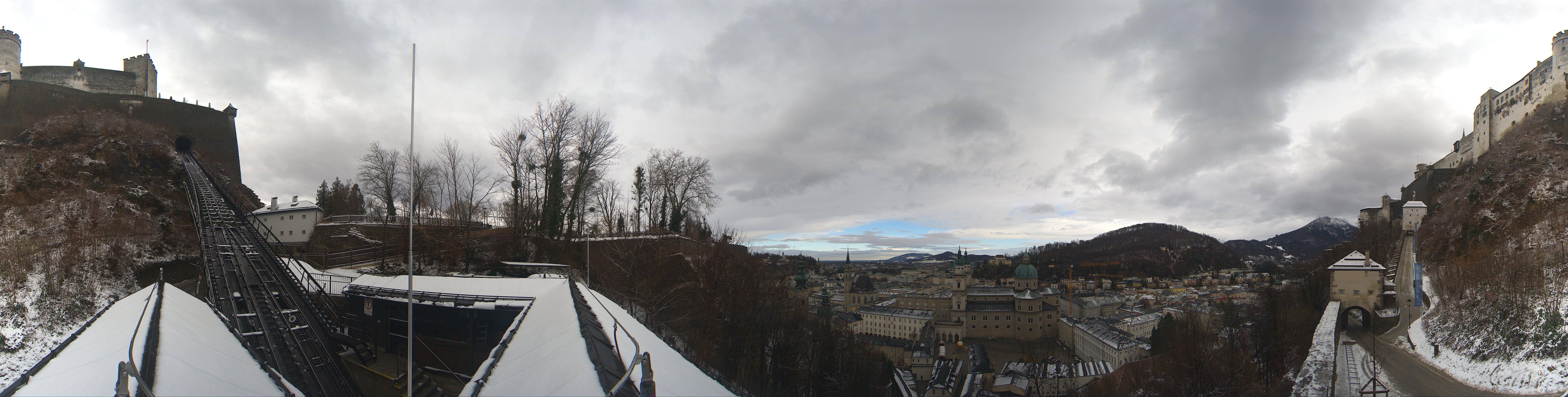 Archiv Foto Webcam Panorama Salzburg Festungsbahn