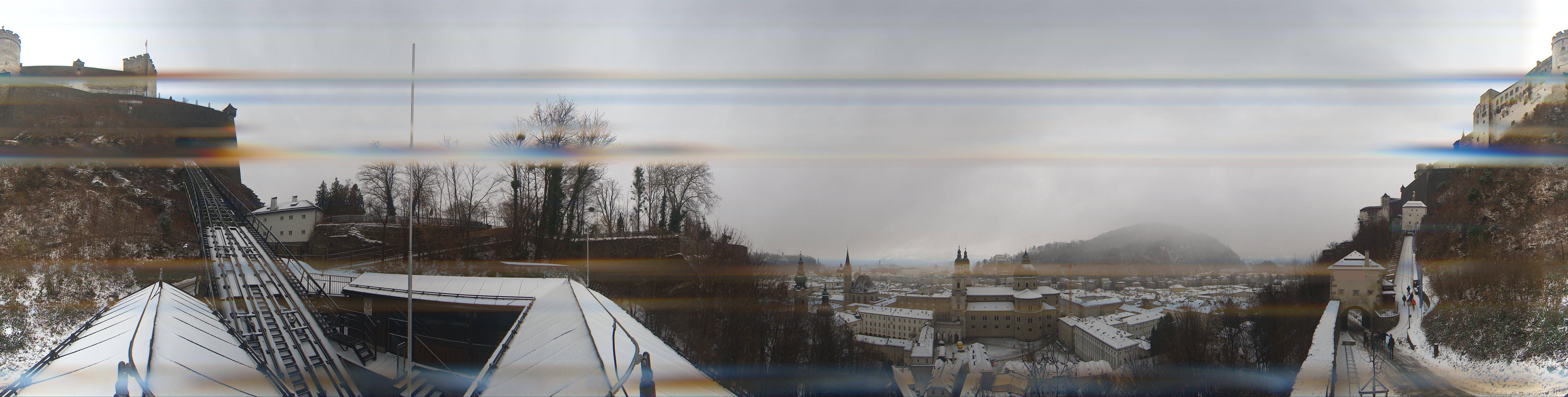 Archiv Foto Webcam Panorama Salzburg Festungsbahn