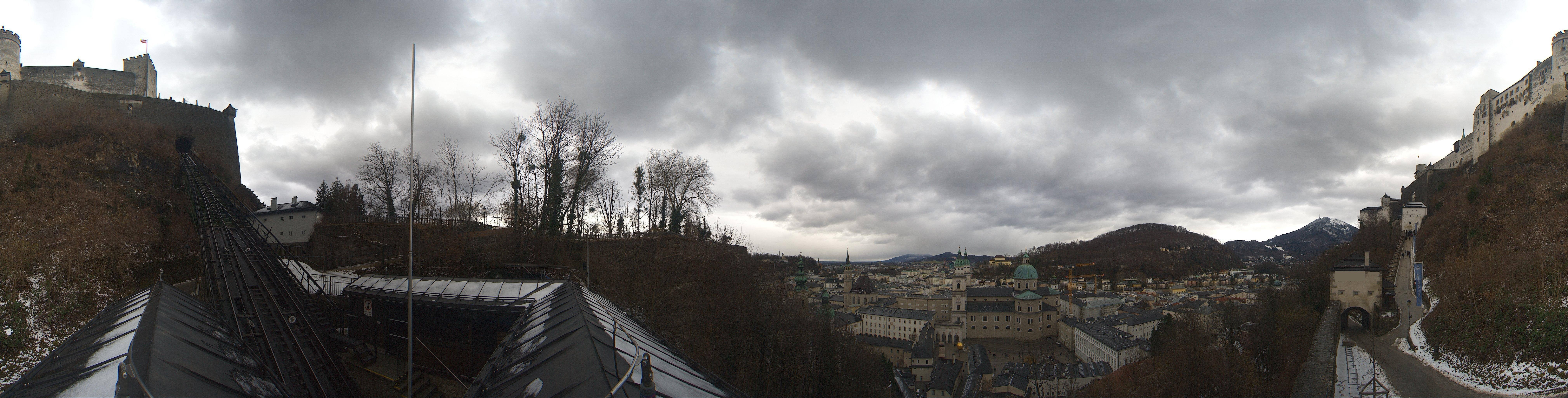 Archiv Foto Webcam Panorama Salzburg Festungsbahn