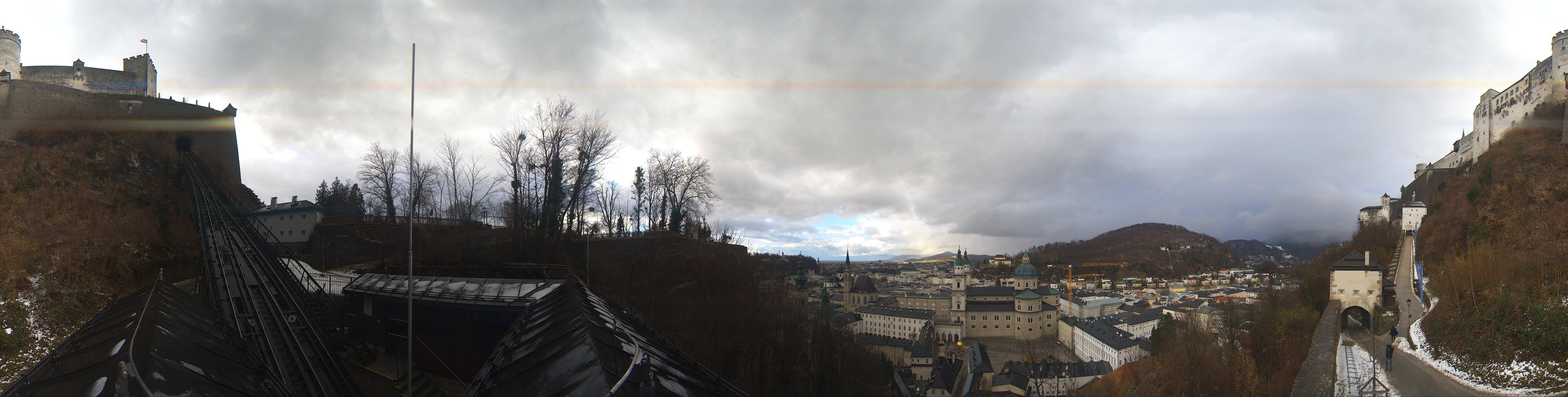 Archiv Foto Webcam Panorama Salzburg Festungsbahn