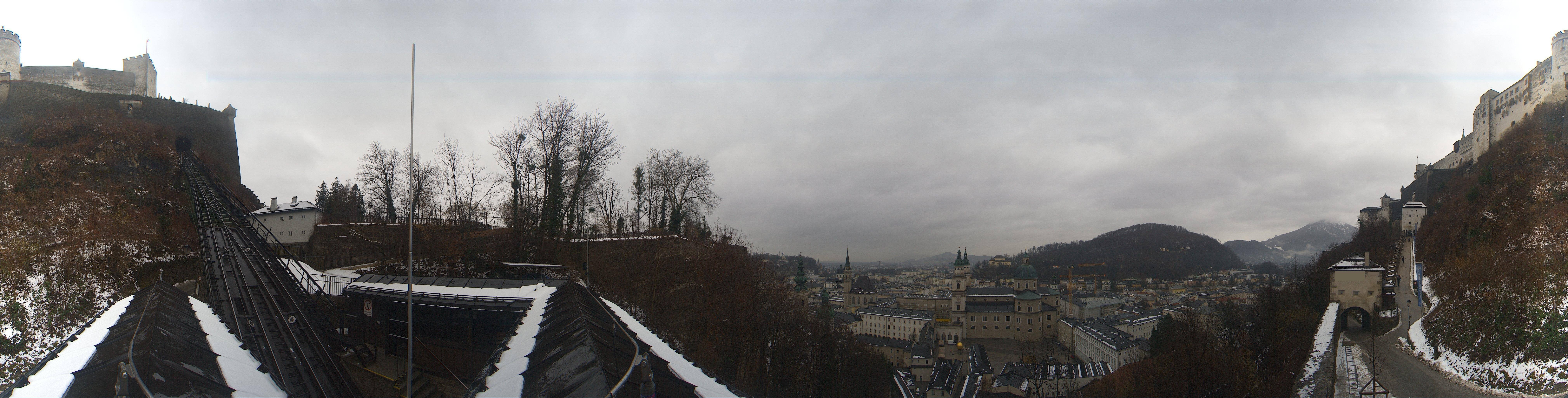 Archiv Foto Webcam Panorama Salzburg Festungsbahn