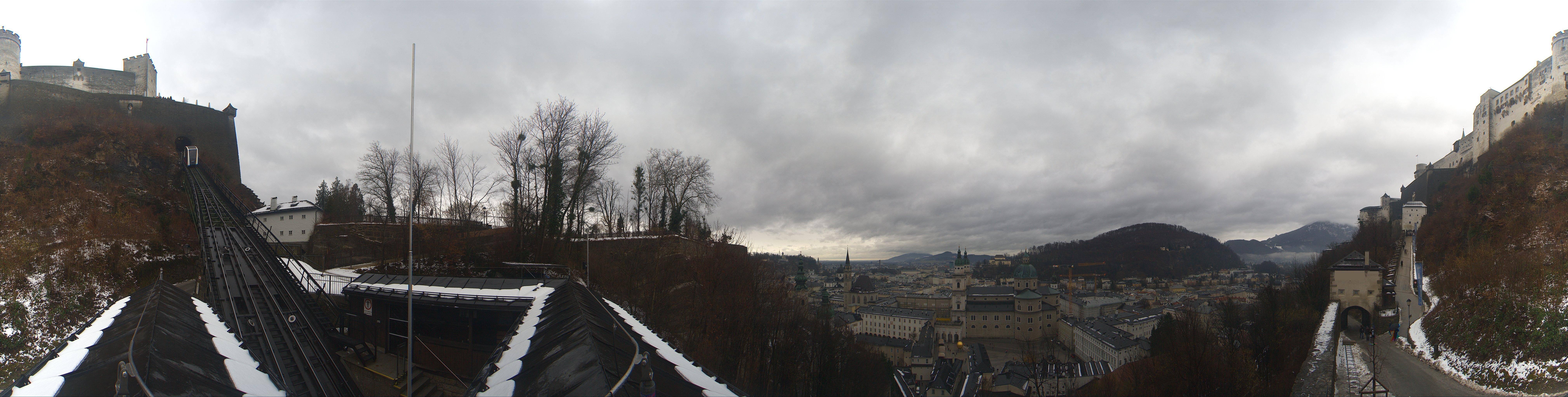Archiv Foto Webcam Panorama Salzburg Festungsbahn