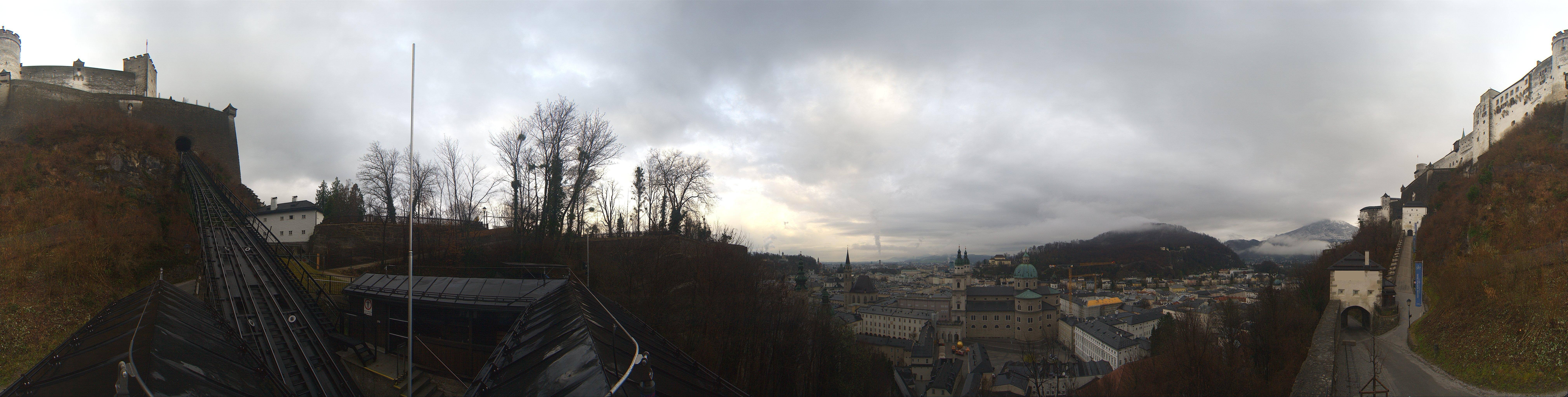 Archiv Foto Webcam Panorama Salzburg Festungsbahn