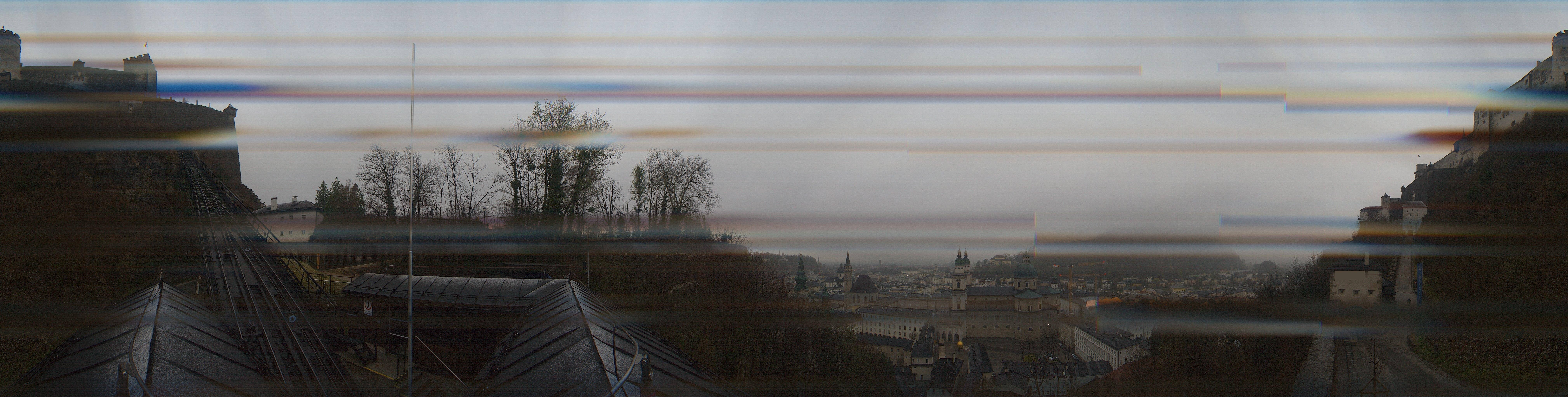 Archiv Foto Webcam Panorama Salzburg Festungsbahn