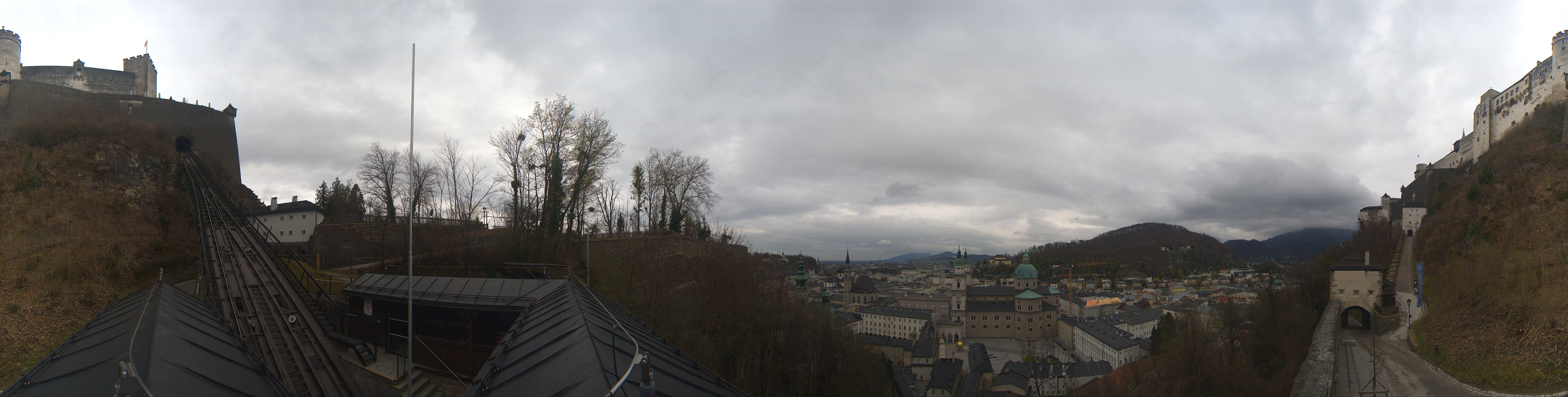 Archiv Foto Webcam Panorama Salzburg Festungsbahn