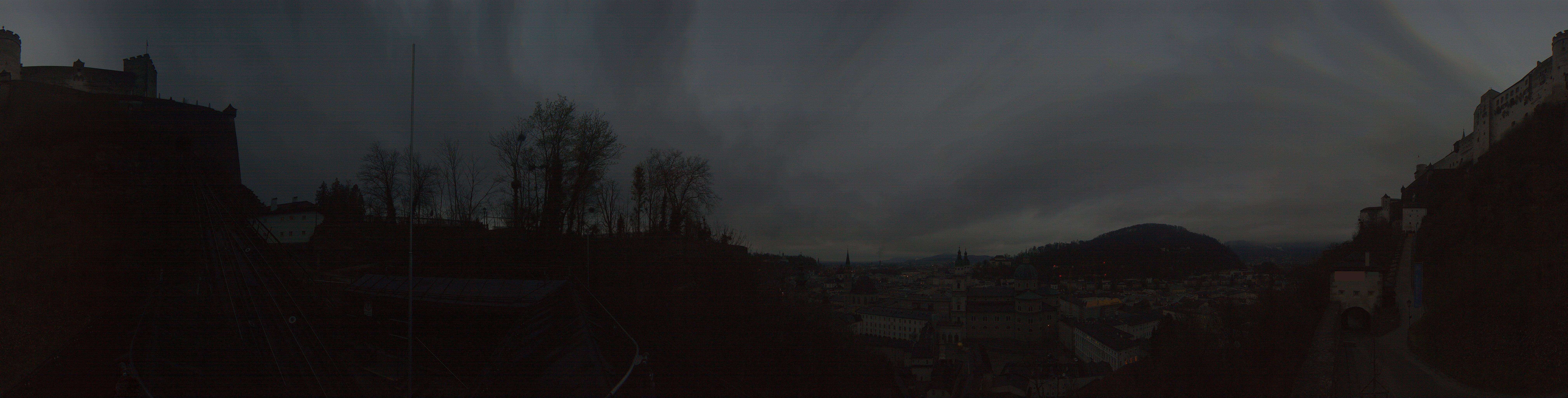 Archiv Foto Webcam Panorama Salzburg Festungsbahn