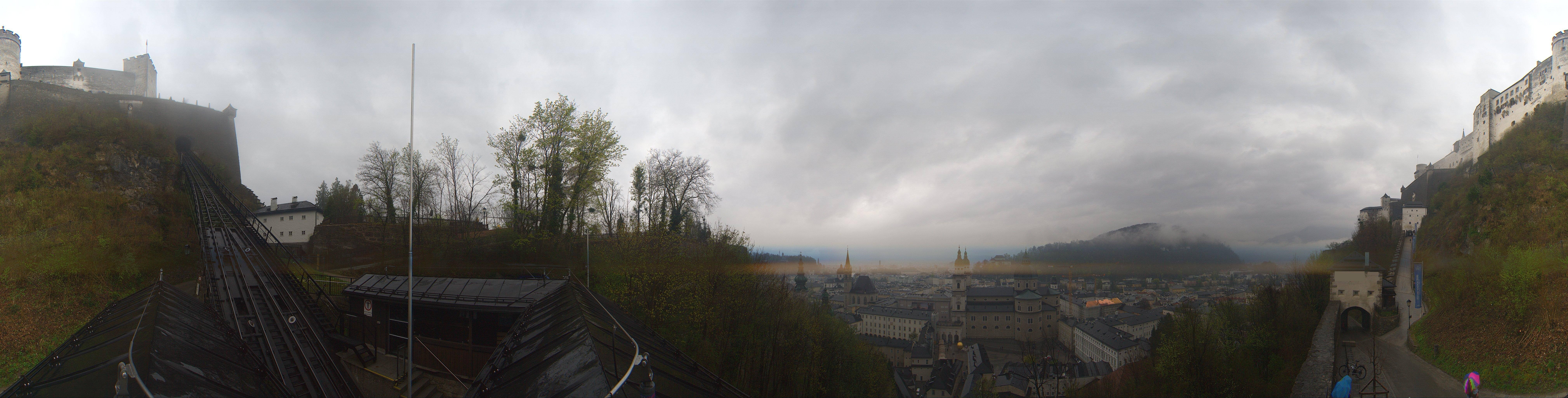 Archiv Foto Webcam Panorama Salzburg Festungsbahn