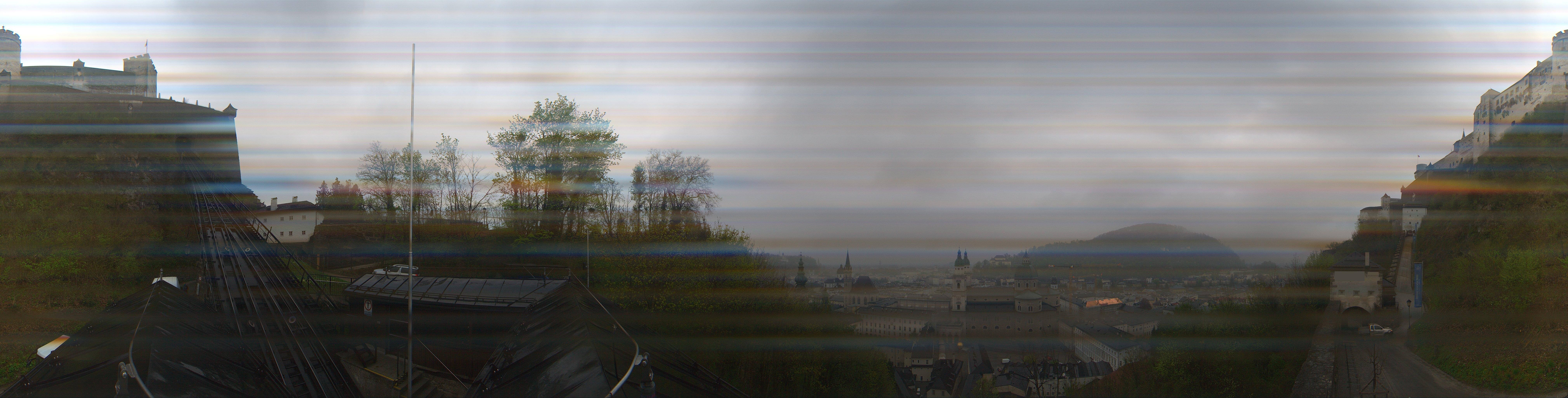 Archiv Foto Webcam Panorama Salzburg Festungsbahn