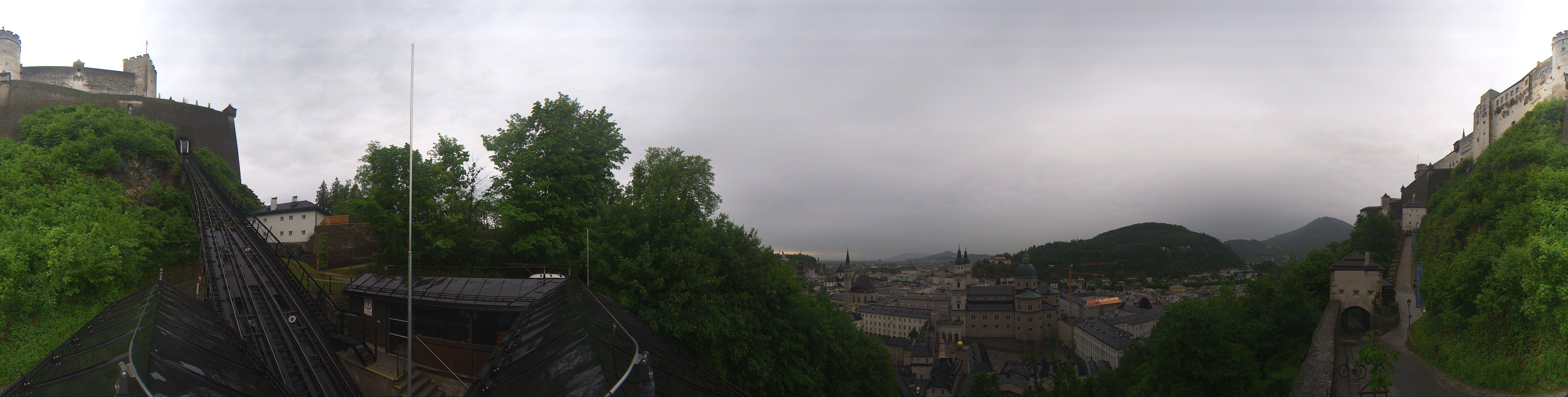Archiv Foto Webcam Panorama Salzburg Festungsbahn