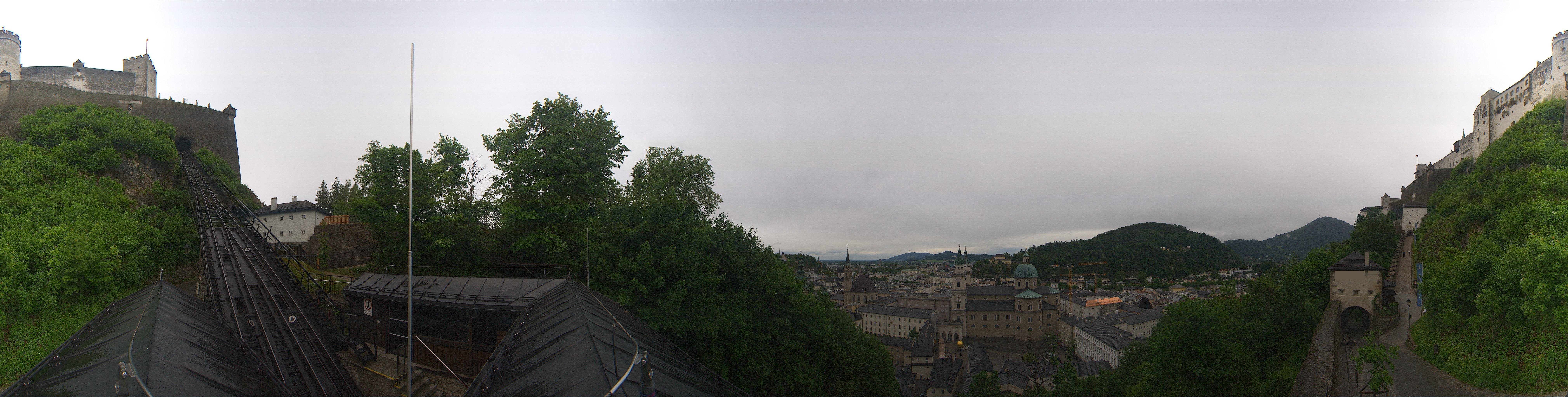 Archiv Foto Webcam Panorama Salzburg Festungsbahn