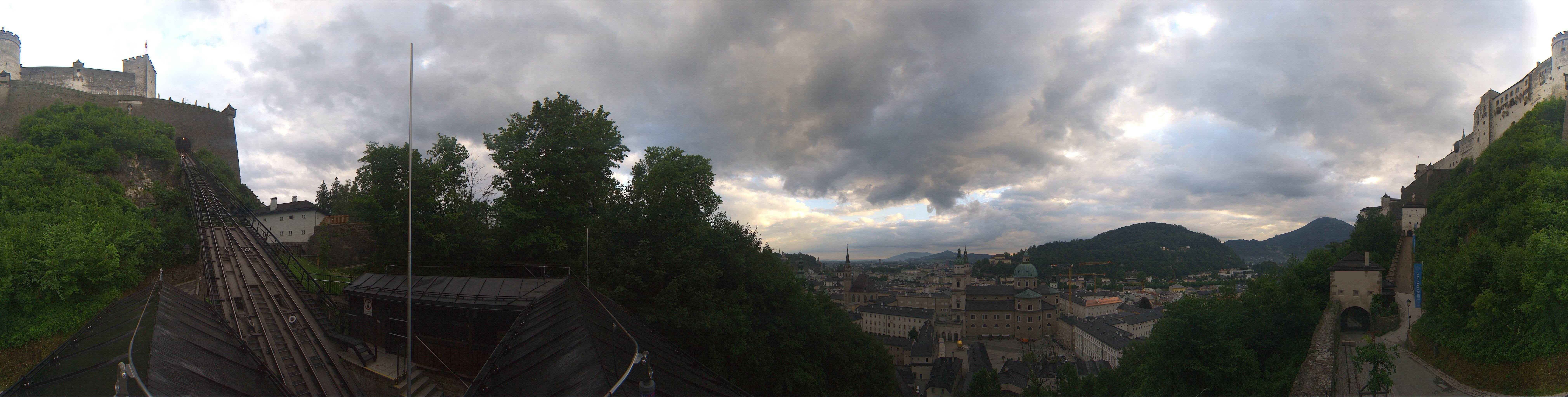 Archiv Foto Webcam Panorama Salzburg Festungsbahn