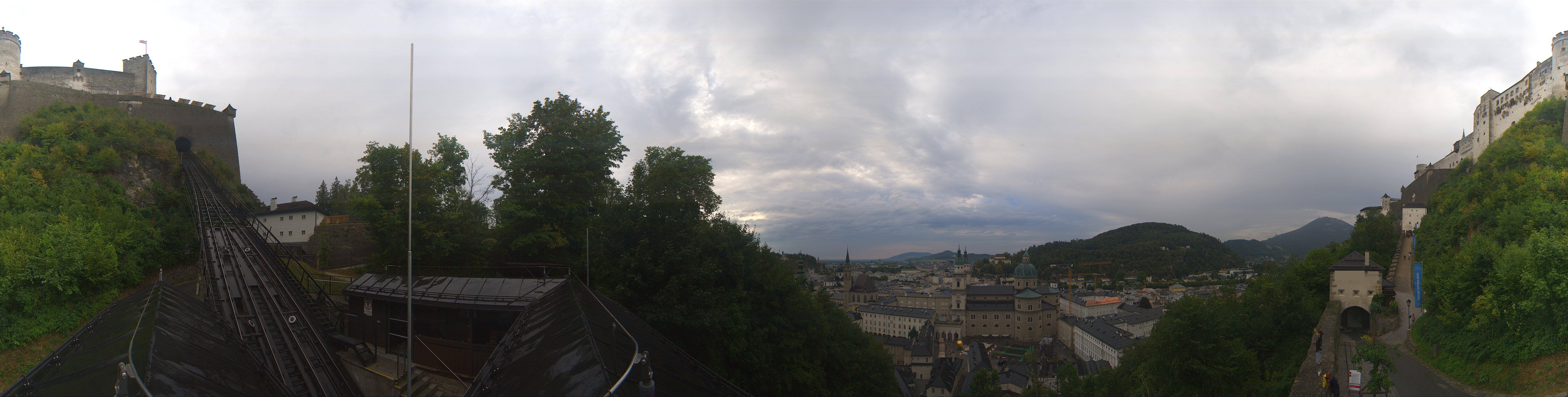Archiv Foto Webcam Panorama Salzburg Festungsbahn