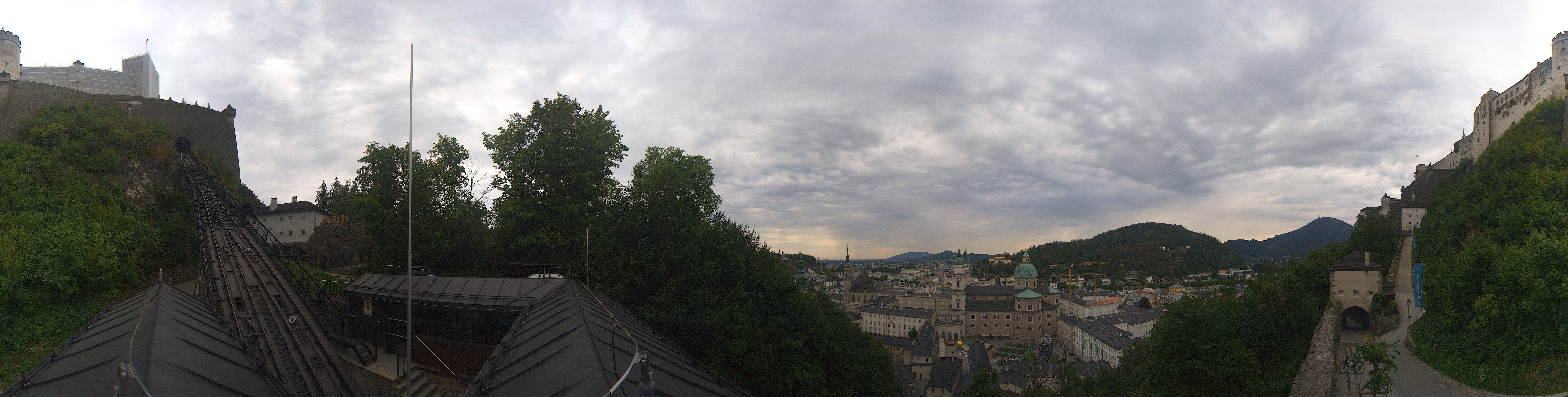 Archiv Foto Webcam Panorama Salzburg Festungsbahn