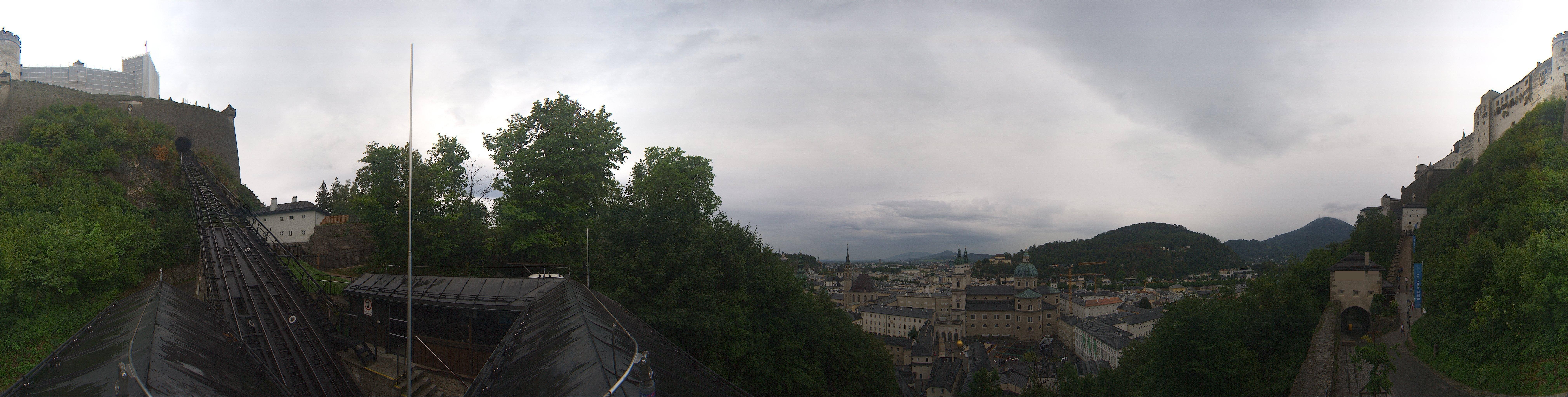 Archiv Foto Webcam Panorama Salzburg Festungsbahn