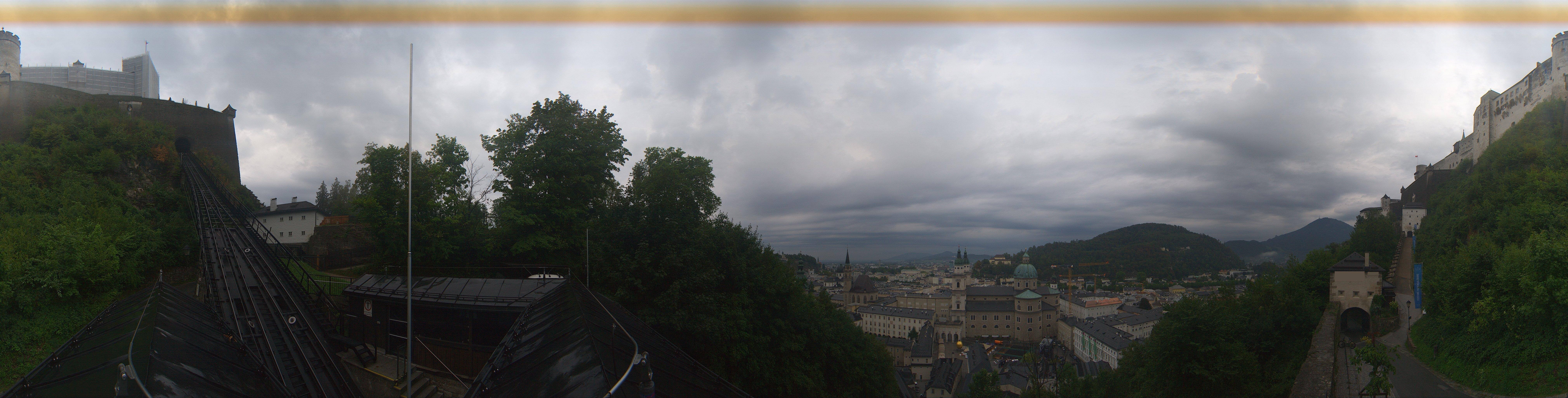 Archiv Foto Webcam Panorama Salzburg Festungsbahn