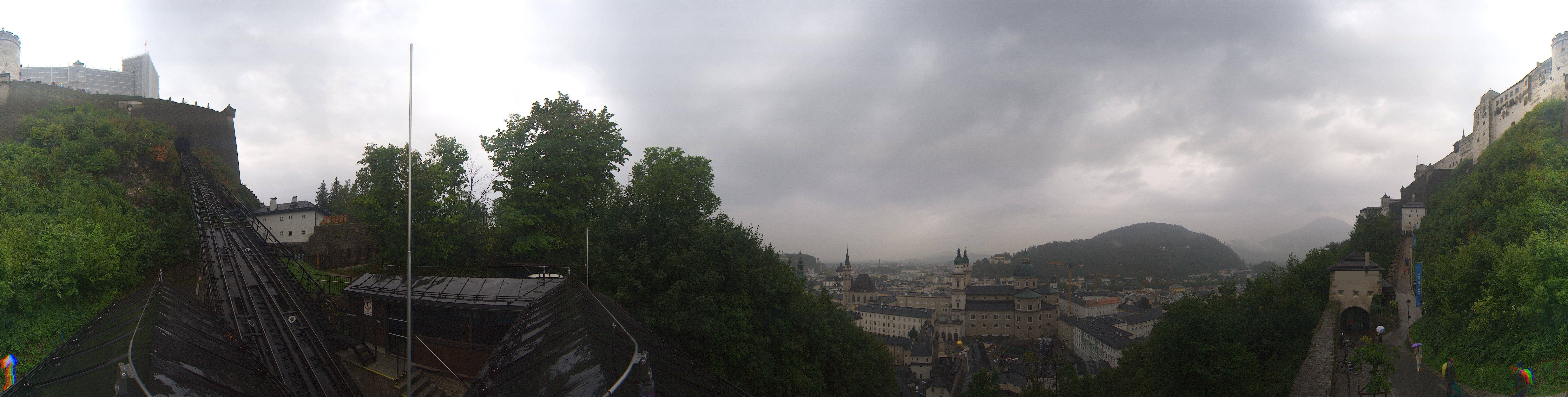 Archiv Foto Webcam Panorama Salzburg Festungsbahn