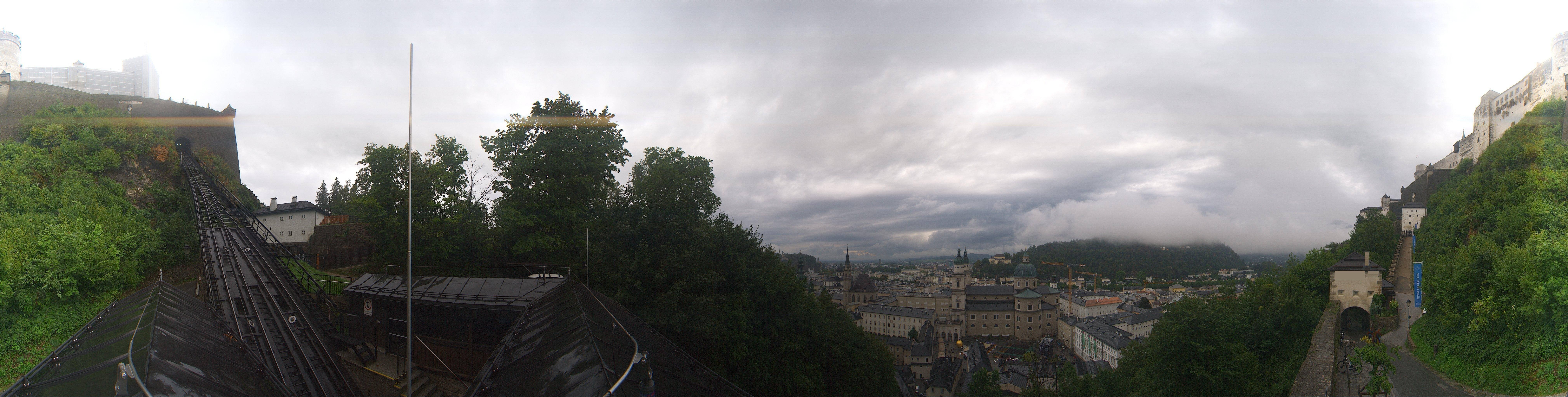 Archiv Foto Webcam Panorama Salzburg Festungsbahn