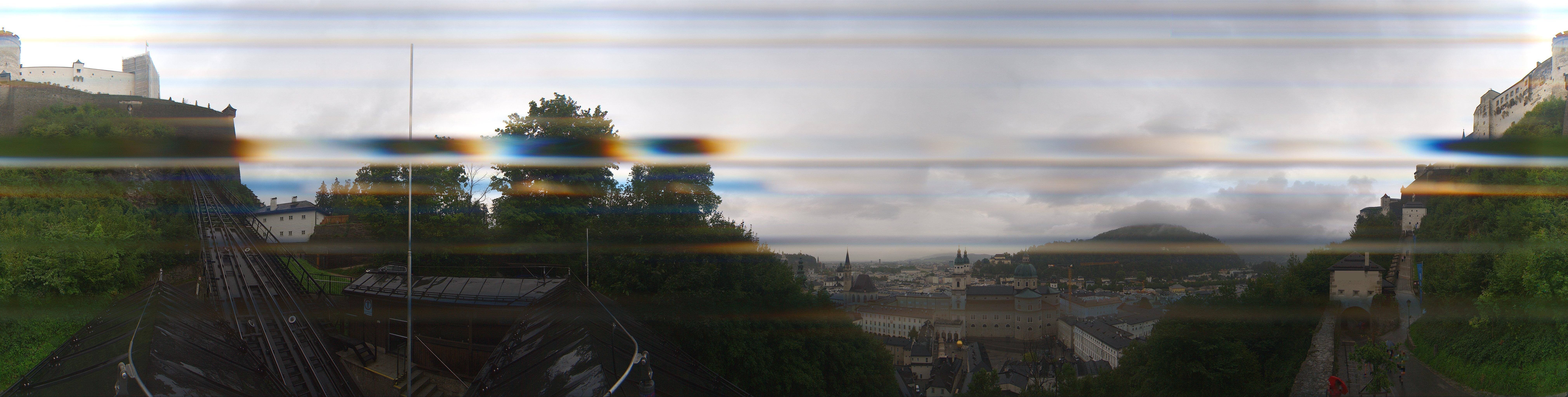 Archiv Foto Webcam Panorama Salzburg Festungsbahn