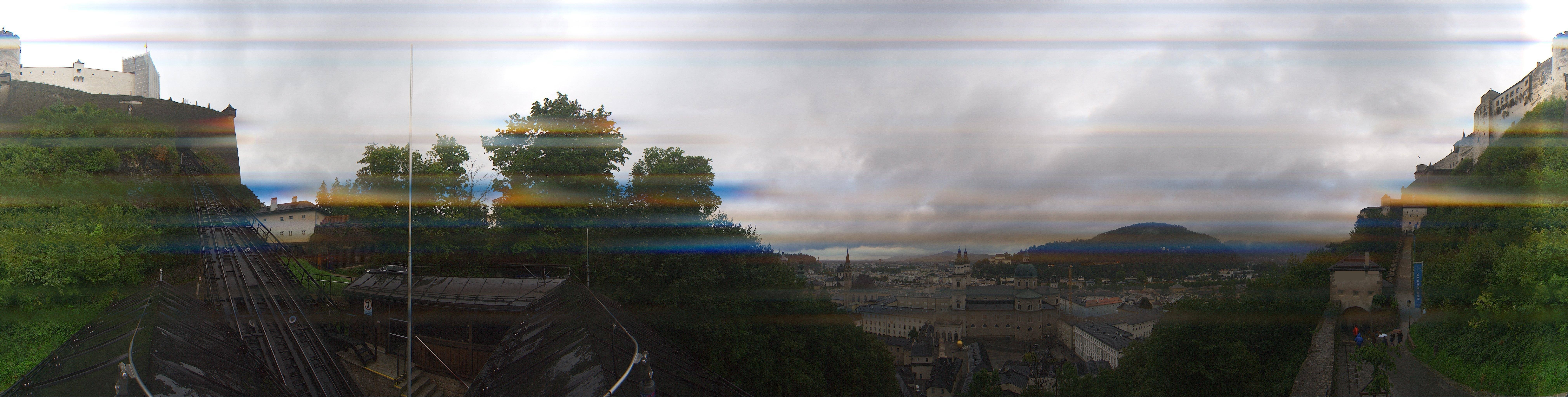 Archiv Foto Webcam Panorama Salzburg Festungsbahn