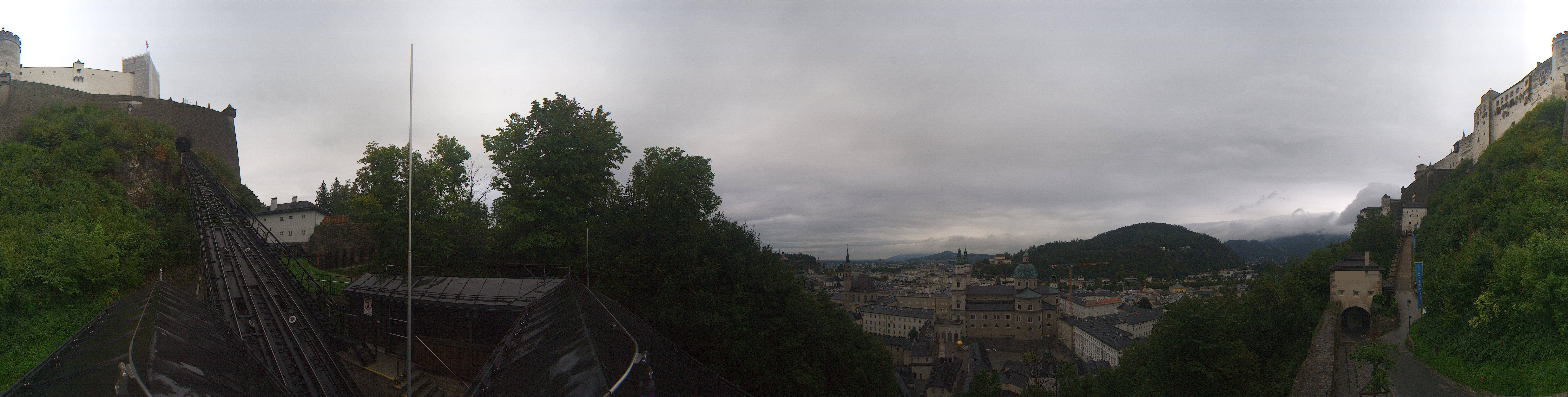Archiv Foto Webcam Panorama Salzburg Festungsbahn