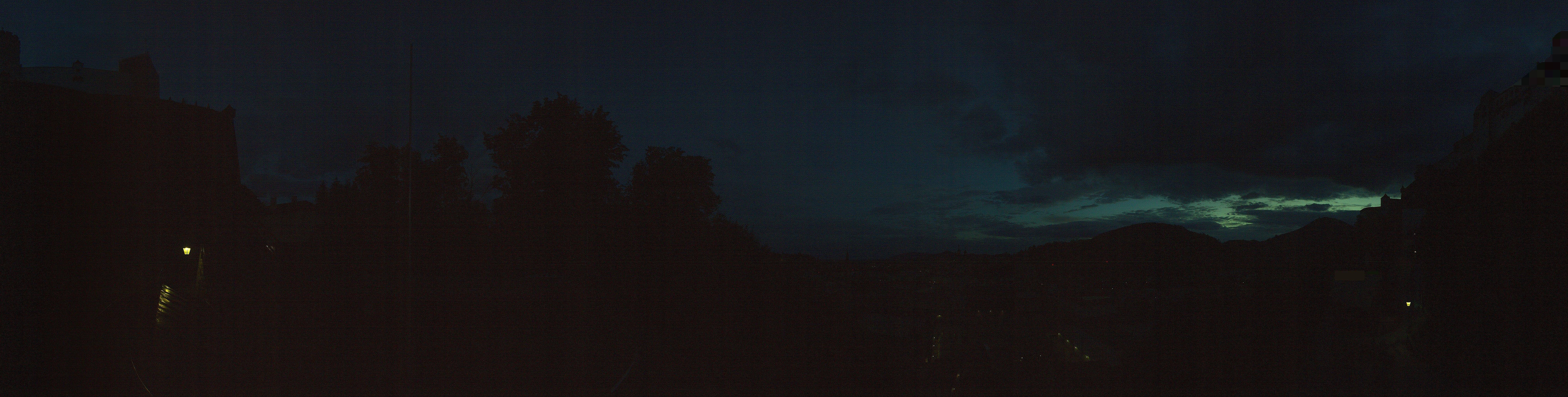 Archived image Webcam Panoramic view from Salzburg funicular