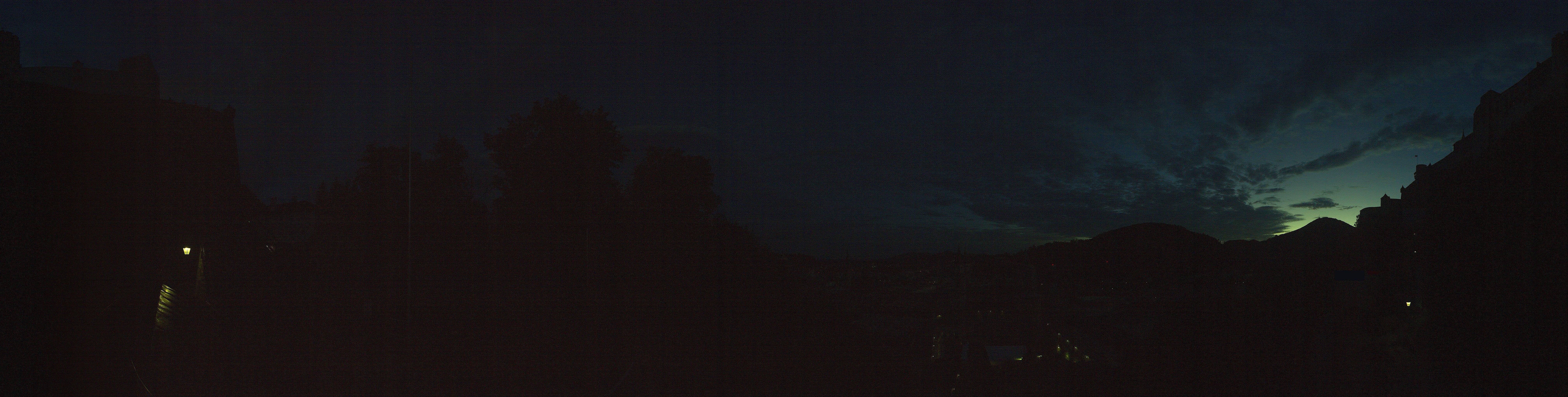 Archived image Webcam Panoramic view from Salzburg funicular