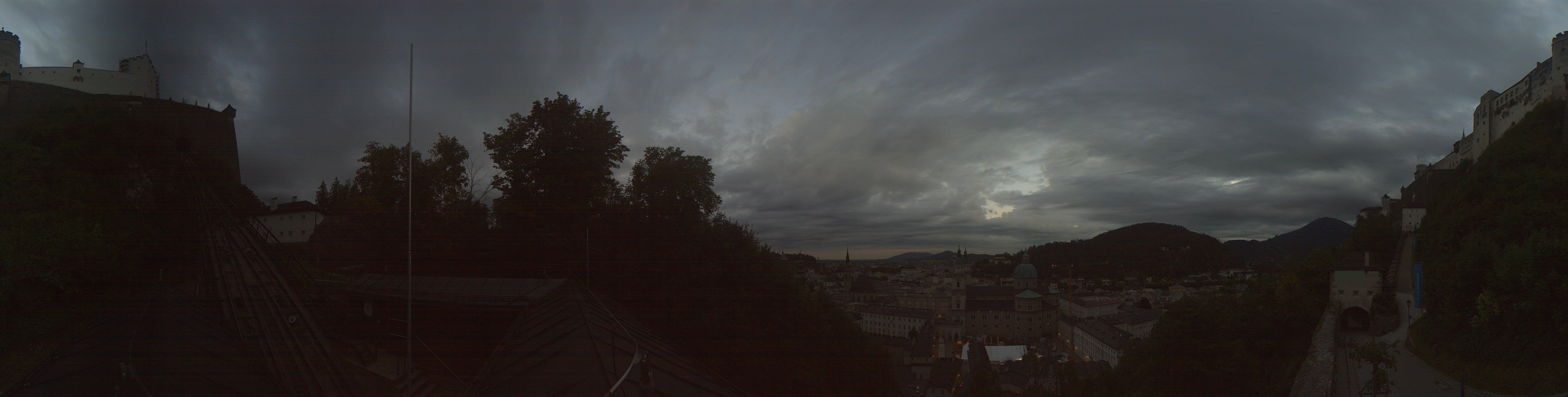 Archiv Foto Webcam Panorama Salzburg Festungsbahn