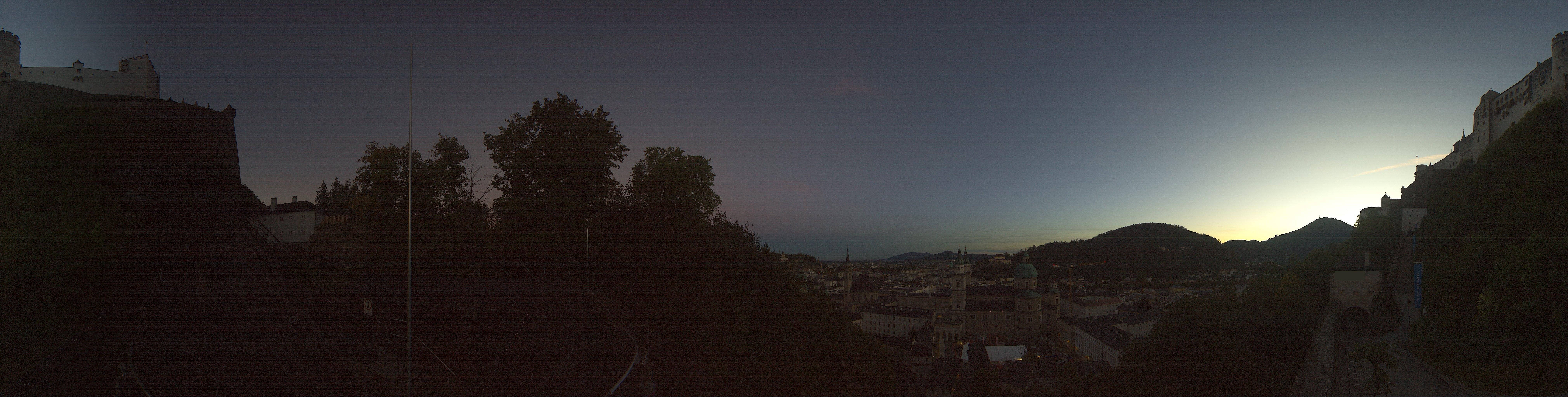 Archiv Foto Webcam Panorama Salzburg Festungsbahn