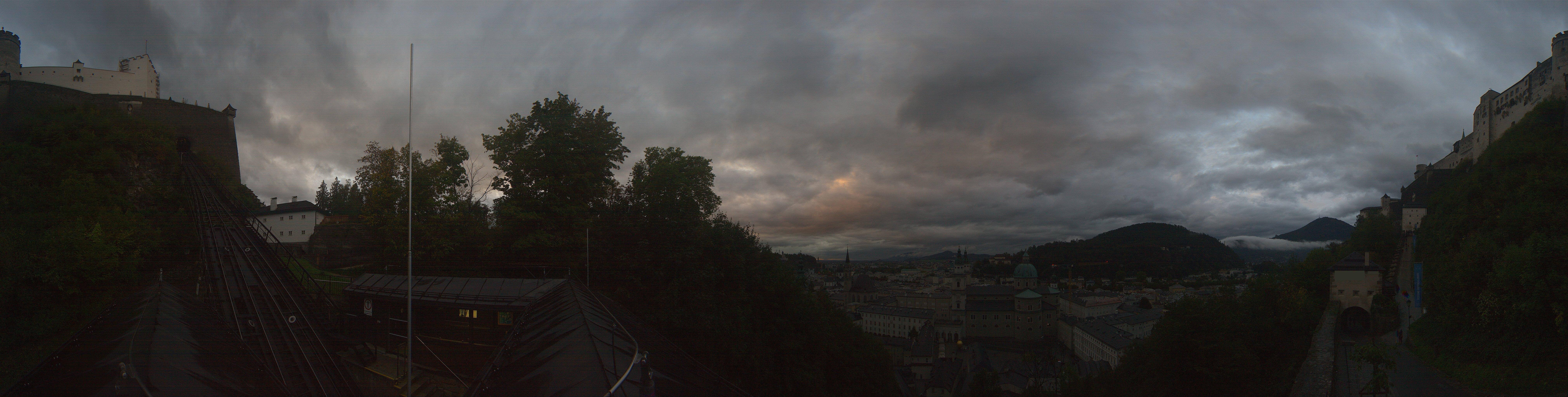 Archiv Foto Webcam Panorama Salzburg Festungsbahn