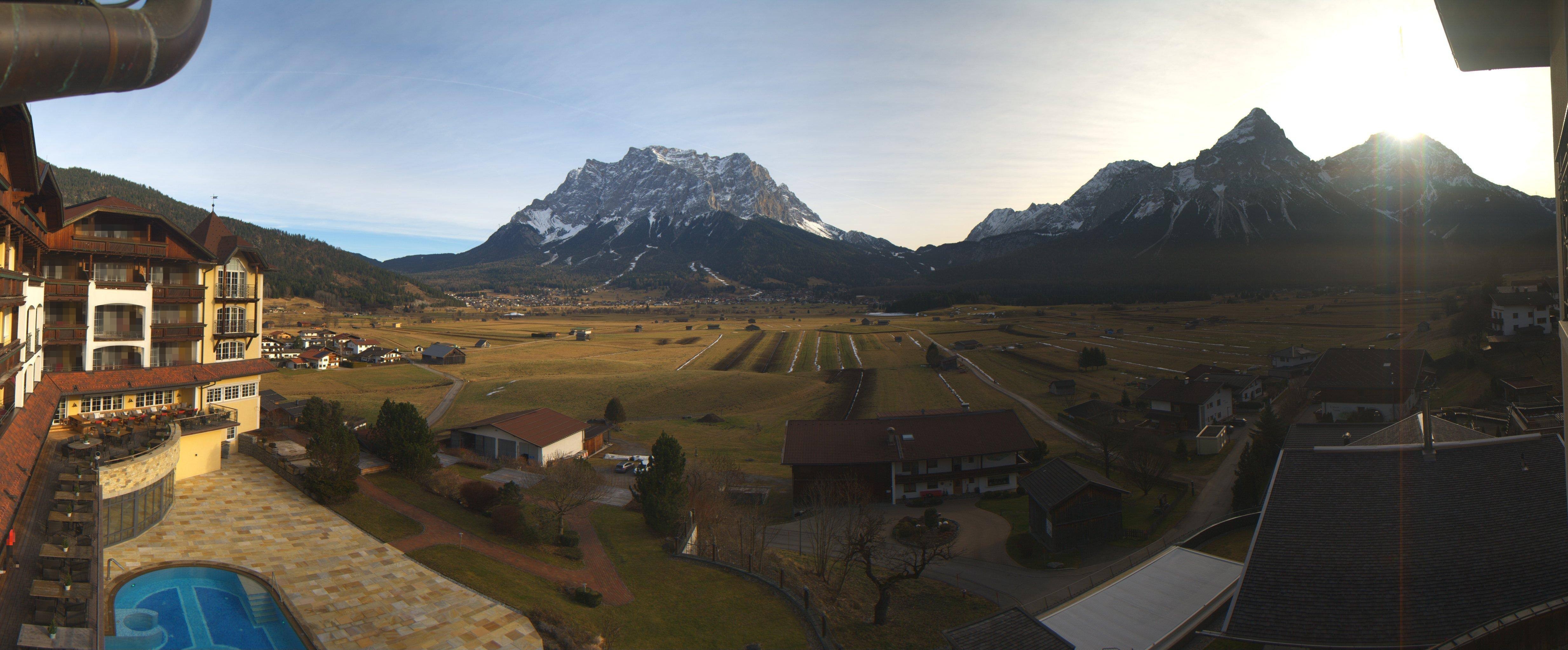 Archiv Foto Webcam Panoramablick Zugspitze