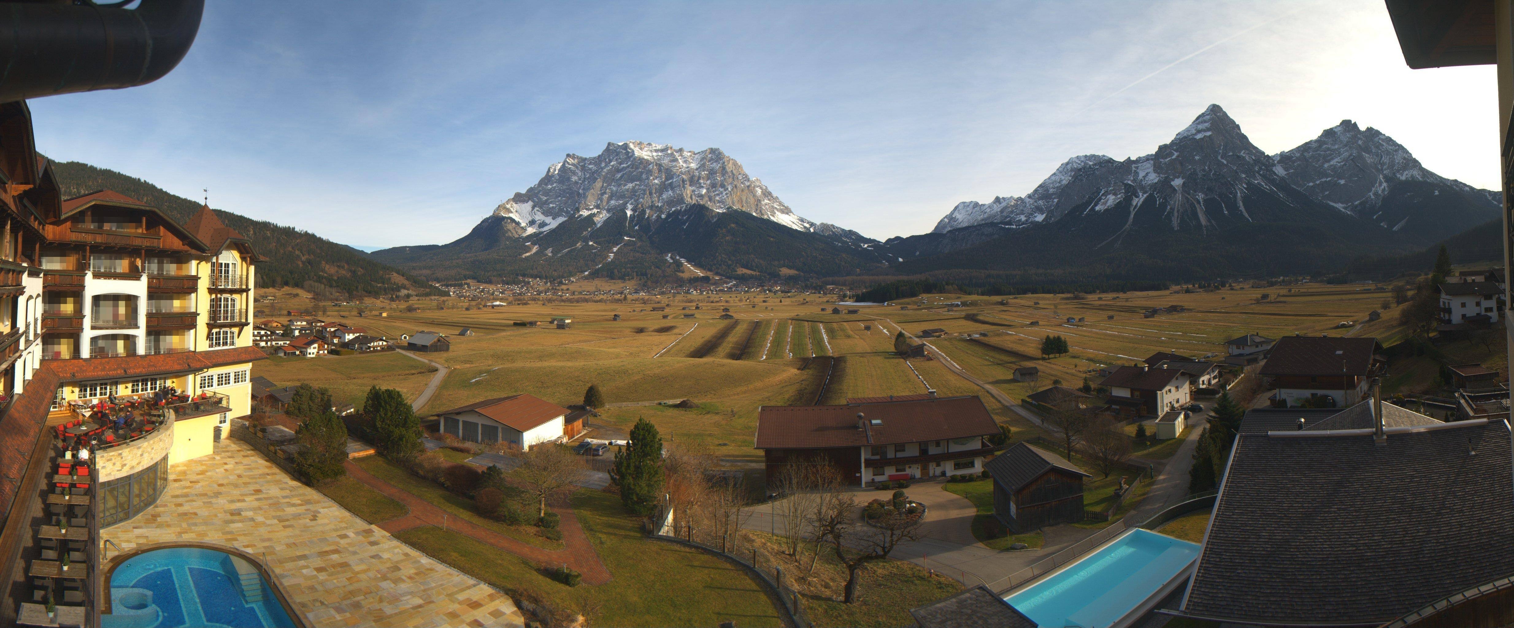 Archiv Foto Webcam Panoramablick Zugspitze