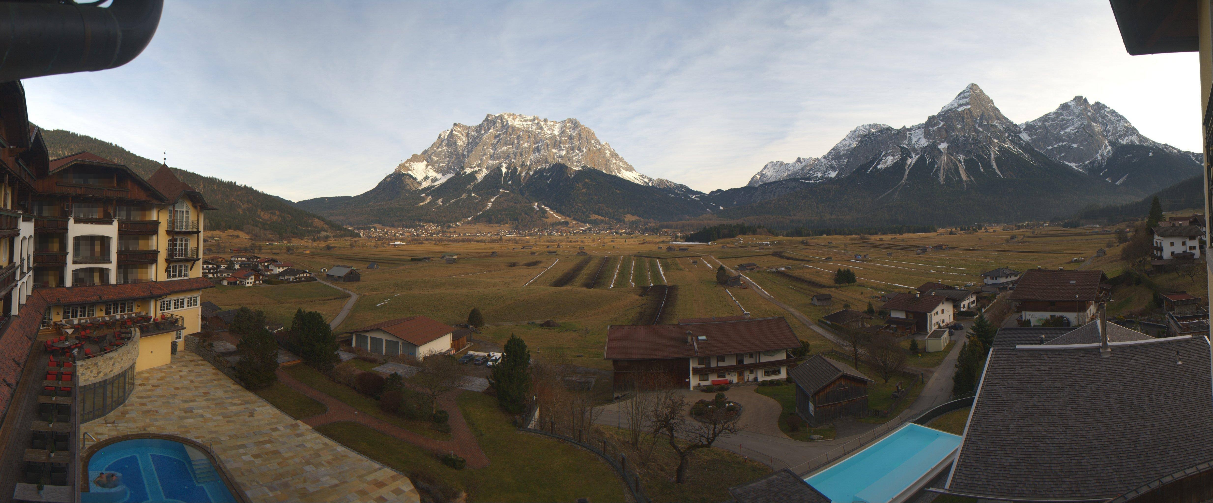 Archiv Foto Webcam Panoramablick Zugspitze