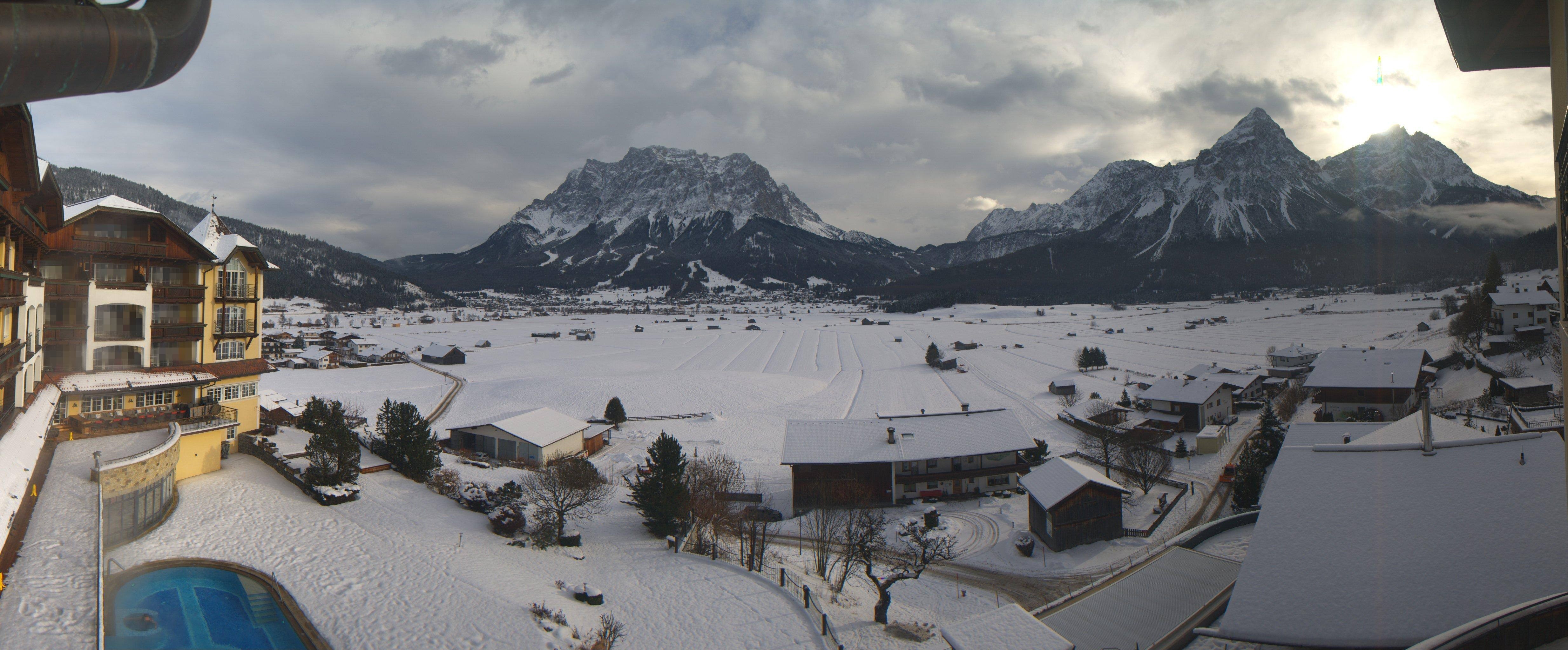 Archiv Foto Webcam Panoramablick Zugspitze