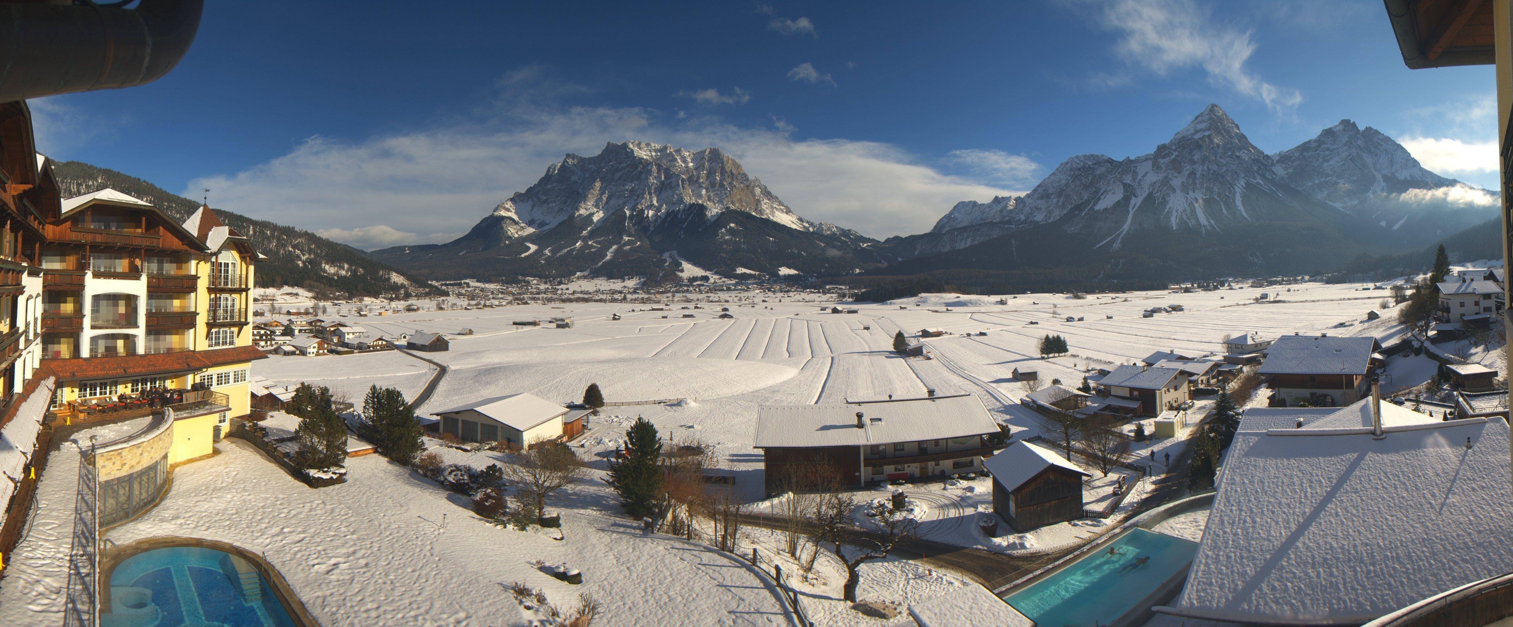 Archiv Foto Webcam Panoramablick Zugspitze